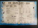 VTG 1950 Ice Capades Program 10th Anniversary Walt Disney Productions Souvenirs