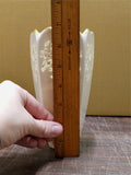 Pair Of Lenox Vases Cream W Gold Trim Eternal Hearts 6 3/4in & Rose In Bloom 4in