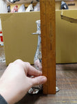 Decorative Avon Silver Finish Candlestick Cologne Bottle Roses Scent  5fl oz