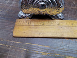 Decorative Avon Silver Finish Candlestick Cologne Bottle Roses Scent  5fl oz