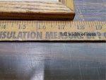 Vintage Michelob Beer Wood Framed Sign Black Gold Red Foil 17.5 in x 11.5 in