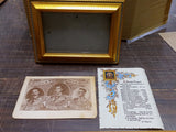 The Year Of The Three Kings Postcard Souvenir 1936 & A Simple Prayer parchment