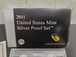 2011 United States Mint Silver Proof Set W/Cert. Of Auth. & Specs Coin Col. VF