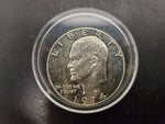 Vtg 1974-S President Dwight D. Eisenhower Silver Dollar Coin Collectible US Mint