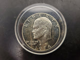 Vtg 1974-S President Dwight D. Eisenhower Silver Dollar Coin Collectible US Mint