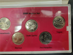 1999-2009 Denver Mint Edition State Quarter Collections Coins W/Cert. Of Auth VF