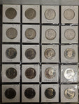 Vtg Lot 81 JFK Half Dollar Coins Including Proofs 1971-1998 Starter Collection