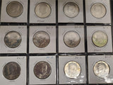 Vtg Lot 81 JFK Half Dollar Coins Including Proofs 1971-1998 Starter Collection