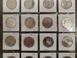 Vtg Lot 81 JFK Half Dollar Coins Including Proofs 1971-1998 Starter Collection