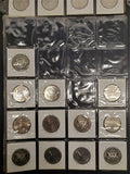 Vtg Lot 81 JFK Half Dollar Coins Including Proofs 1971-1998 Starter Collection