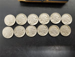 Vtg Lot 40 Coins Buffalo Nickels Mixed Readable Dates US Mint 1920s-1930s Collec