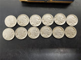 Vtg Lot 40 Coins Buffalo Nickels Mixed Readable Dates US Mint 1920s-1930s Collec
