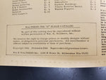 1966 Walthers "O" Scale Catalog & Reference Manual Mini Railroading Mag Train