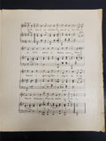 VTG Irish Sheet Music In The Vales Of Killarney Love Song to Ireland Antique