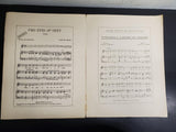 Antique 1903 Rudyard Kipling Mother O' Mine Song & Poem Sheet Music Frank Tours