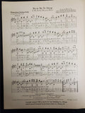 Vtg 1935 Rock Me To Sleep In My Rocky Mountain Home Hawaiian Guitar Sheet Music
