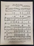 Vtg 1935 Rock Me To Sleep In My Rocky Mountain Home Hawaiian Guitar Sheet Music
