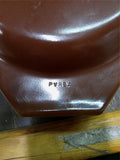 Pyrex Vintage Brown #945C Lid & #063 1 Quart Bottom Oval Divided Casserole Dish