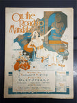 Antique 1907 Sheet Music Rudyard Kipling On The Road To Mandalay Phonograph Pd.