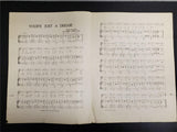 Vtg 1919 Antique Sheet Music Your Just A Dream Words & Melody By Tommy Armstrong