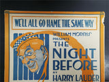 Antique 1916 WW1 Era Sheet Music We'll All Go Hame The Same Way William Morris