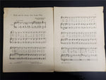 Antique 1916 WW1 Era Sheet Music We'll All Go Hame The Same Way William Morris