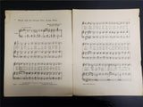 Antique 1916 WW1 Era Sheet Music We'll All Go Hame The Same Way William Morris