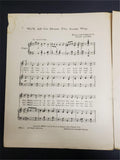 Antique 1916 WW1 Era Sheet Music We'll All Go Hame The Same Way William Morris