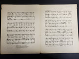 Antique 1916 WW1 Era Sheet Music We'll All Go Hame The Same Way William Morris