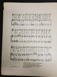 Antique 1916 WW1 Era Sheet Music We'll All Go Hame The Same Way William Morris