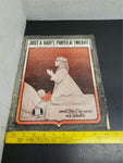 Antique WW1 1918 Sheet Music Just A Baby Prayer at Twilight Her Daddy Over There