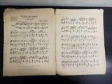 Antique 1901 Turn of The Century Sunbeams & Shadows Sheet Music Collectible Rare