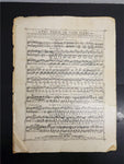 Antique 1901 Turn of The Century Sunbeams & Shadows Sheet Music Collectible Rare
