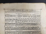 Antique 1901 Turn of The Century Sunbeams & Shadows Sheet Music Collectible Rare