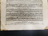 Antique 1901 Turn of The Century Sunbeams & Shadows Sheet Music Collectible Rare