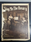 Pre-WW1 Antique 1913 Sheet Music Sing Me The Rosary Sweetest Song of all Collect