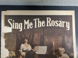 Pre-WW1 Antique 1913 Sheet Music Sing Me The Rosary Sweetest Song of all Collect