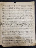 Antique 1917 WW1 Sheet Music Latest Song & Trot Craze-Hawaiian Butterfly Rare