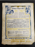 Antique 1917 WW1 Sheet Music Latest Song & Trot Craze-Hawaiian Butterfly Rare