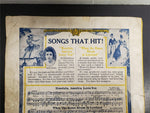 Antique 1917 WW1 Sheet Music Latest Song & Trot Craze-Hawaiian Butterfly Rare