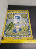 Antique 1917 WW1 Sheet Music Latest Song & Trot Craze-Hawaiian Butterfly Rare