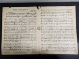 Antique WW1 1916 Sheet Music Honolulu America Loves You Decorative Artwork Piece