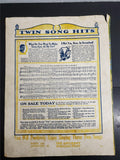 Antique WW1 1916 Sheet Music Honolulu America Loves You Decorative Artwork Piece