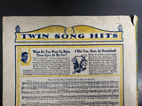 Antique WW1 1916 Sheet Music Honolulu America Loves You Decorative Artwork Piece