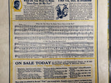 Antique WW1 1916 Sheet Music Honolulu America Loves You Decorative Artwork Piece