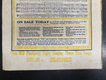 Antique WW1 1916 Sheet Music Honolulu America Loves You Decorative Artwork Piece