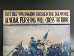 Antique WW1 1918 Sheet Music Just Like Washington Gen. Pershing Will Cross Rhine