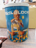 Vintage Children's Playskool 1975 Natural Finish Blocks Wooden NO.655 Durable