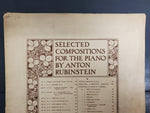 Antique 1882 Sheet Music Selected Compositions For The Piano 140 Years Old Rare!