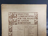 Antique 1882 Sheet Music Selected Compositions For The Piano 140 Years Old Rare!